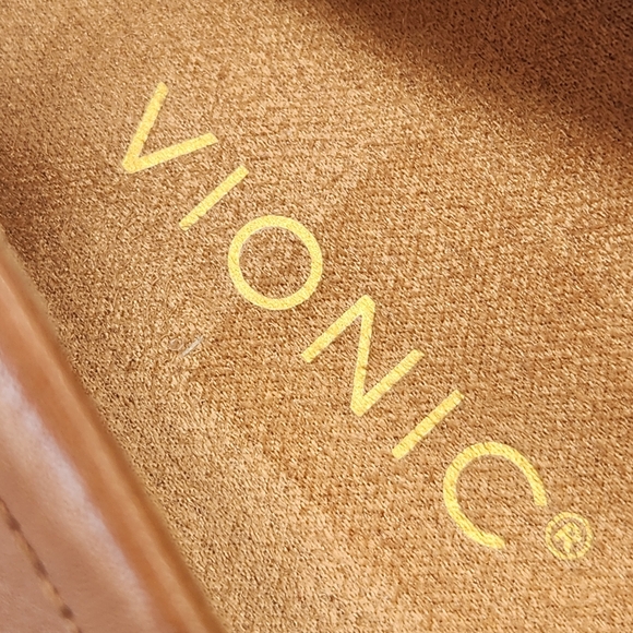 Vionic Dress Loafers 10 Brown Leather Cleo Classic Comfort Arch Support New $160 - Picture 11 of 13